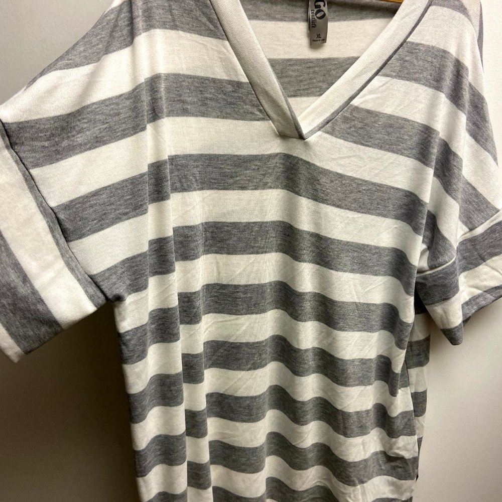 Short Long Sleeve Sweater Dress or Tunic